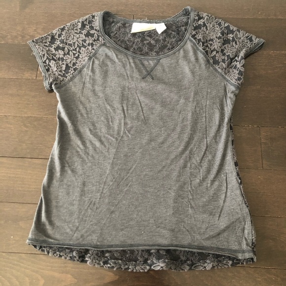 H&M Lace-back t-shirt - Picture 1 of 3